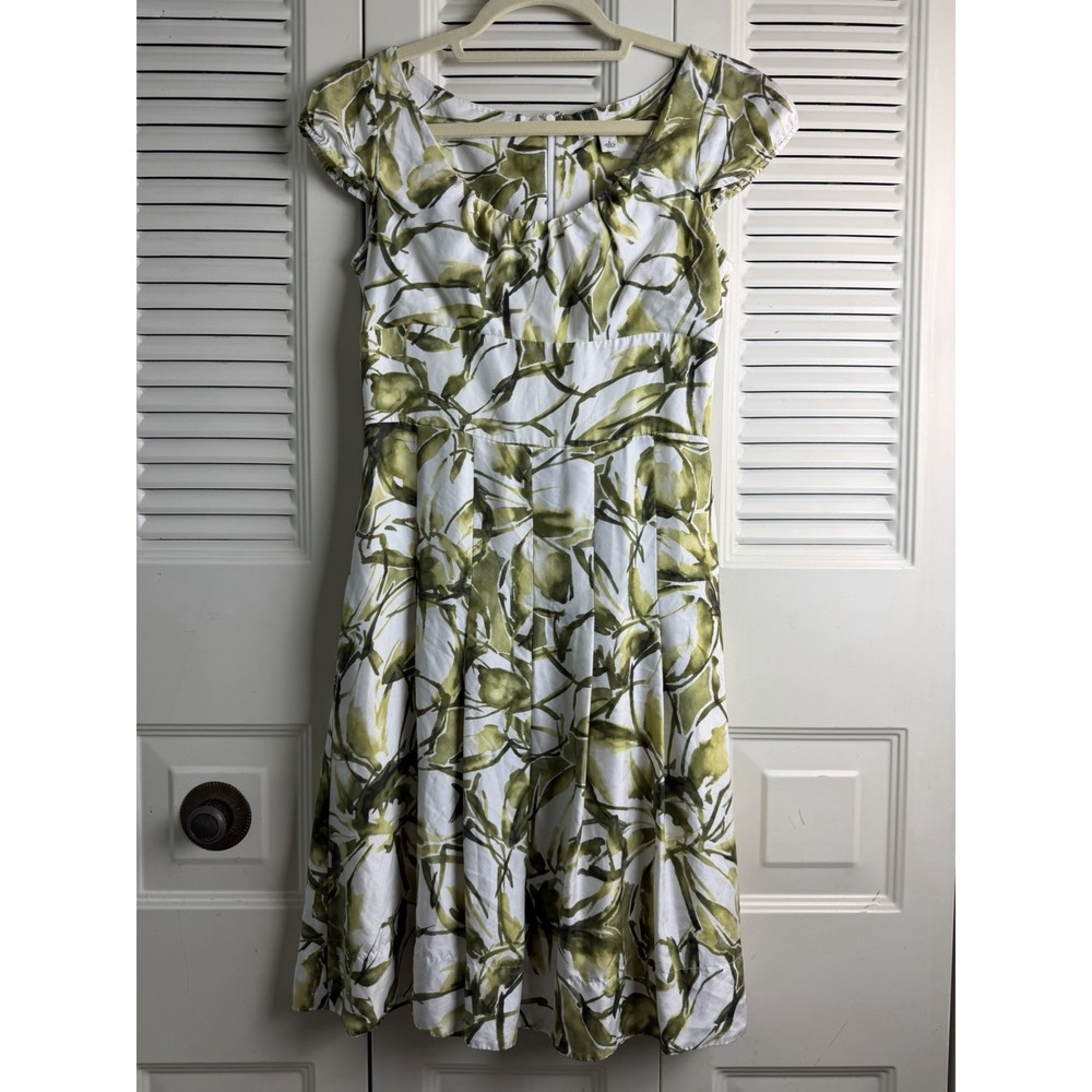 Banana Republic Silk Dress 2 Preppy Resort Country Club Feminine Fall Whimsy